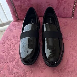 Elegant Black Men's Loafers Bruno Marc 10.5 NWT